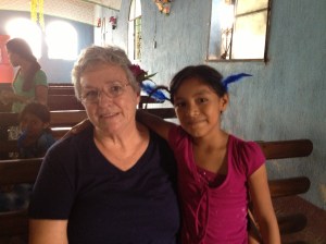 LaVerne and her new best friend...