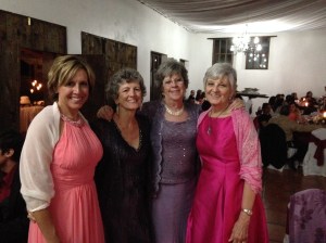 Wedding day joys with my family.