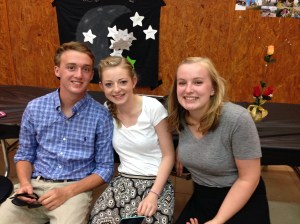 Amazing youth:  Jacob; Jewell and Alaina! So fun getting to know them better